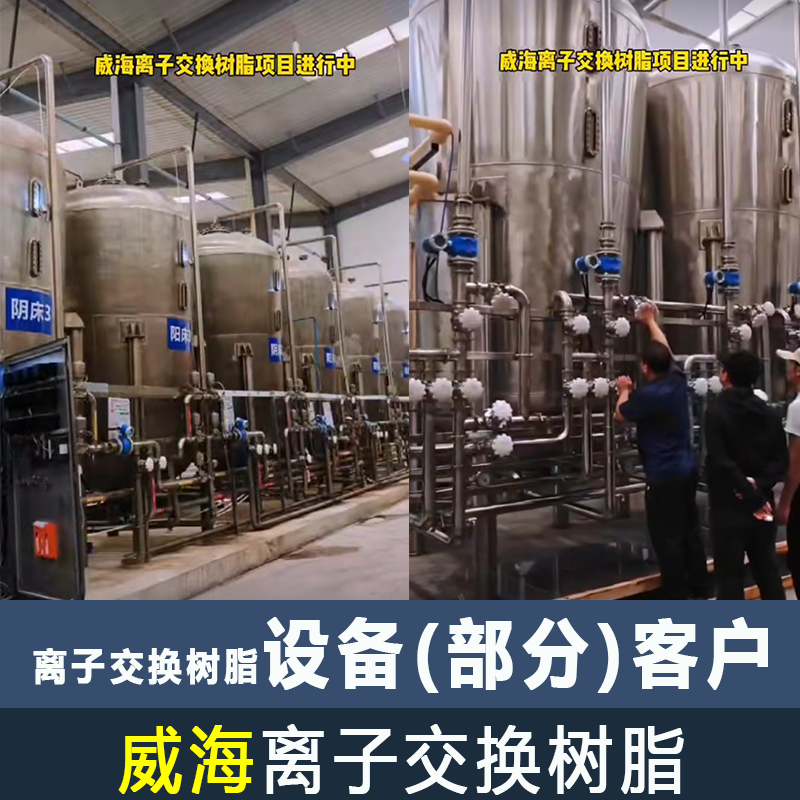 离子交换树脂部分客户案例